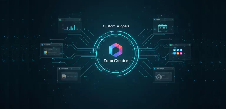 Extending Zoho Creator Apps with Custom Widgets 2 Extending Zoho Creator Apps with Custom Widgets